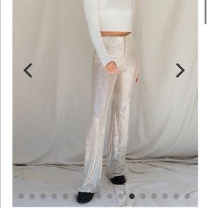 Resurrection Champagne Sequin Pants